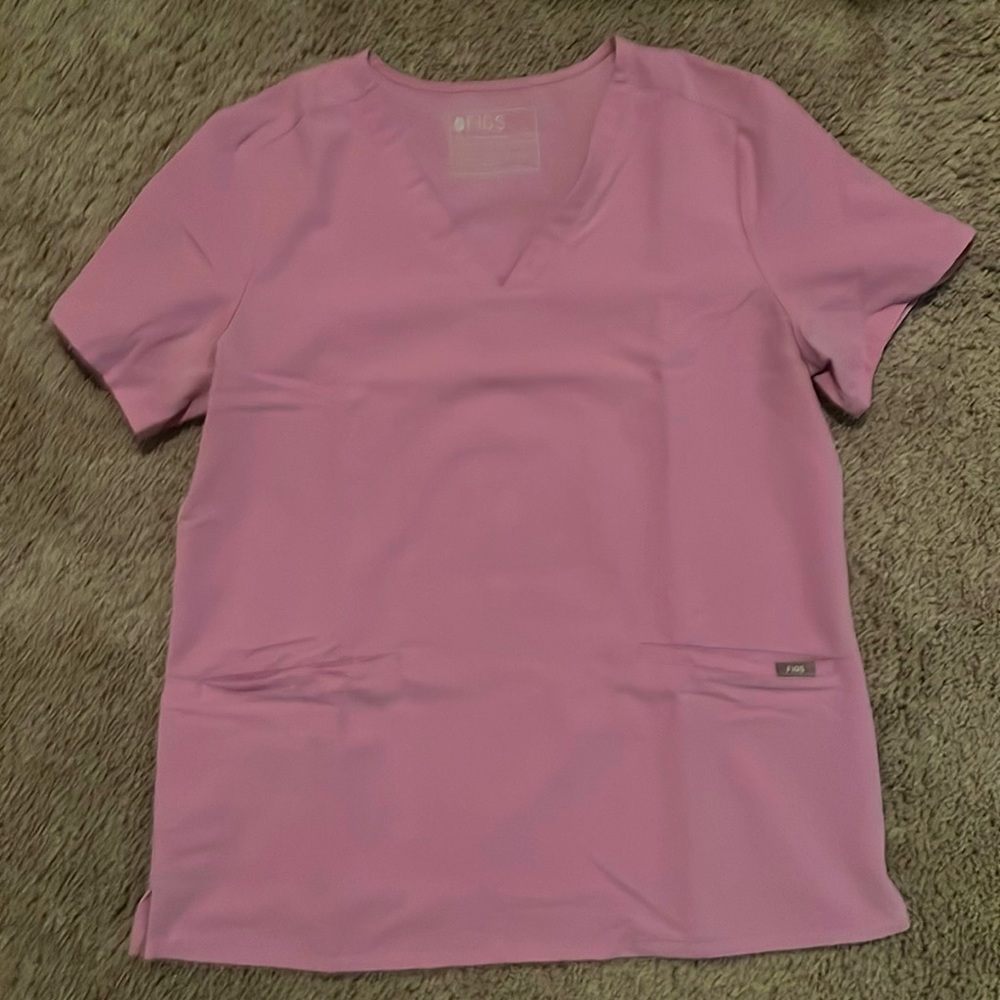 Pink Figs scrub top
